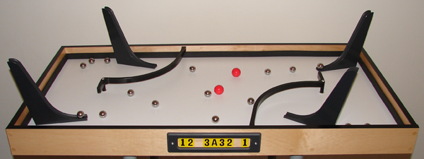 Side view of game